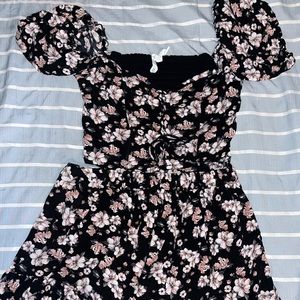 Flower Top and Shorts Set